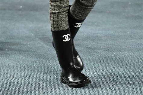 chanel winter boots 2022|chanel boots with pearl heel.